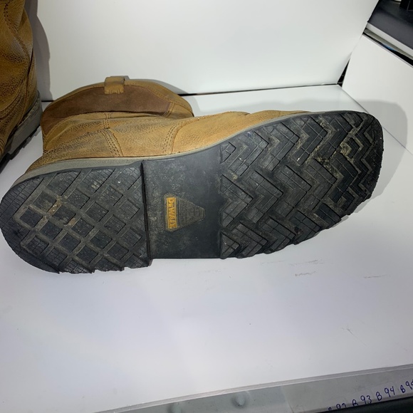 DeWalt Men’s Work Boots 11.5 Waterproof Leather Pull-On ASTM F2413 Slip Oil Resi - Picture 9 of 11